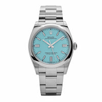 Thumbnail for Rolex Oyster Perpetual 126000 Stainless Steel Baby Blue Dial (2024)