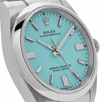 Thumbnail for Rolex Oyster Perpetual 126000 Stainless Steel Baby Blue Dial (2024)