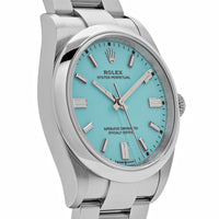 Thumbnail for Rolex Oyster Perpetual 126000 Stainless Steel Baby Blue Dial (2024)