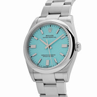 Thumbnail for Rolex Oyster Perpetual 126000 Stainless Steel Baby Blue Dial (2024)