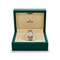 Thumbnail for Rolex Oyster Perpetual 126000 Stainless Steel Candy Pink Dial (2024)
