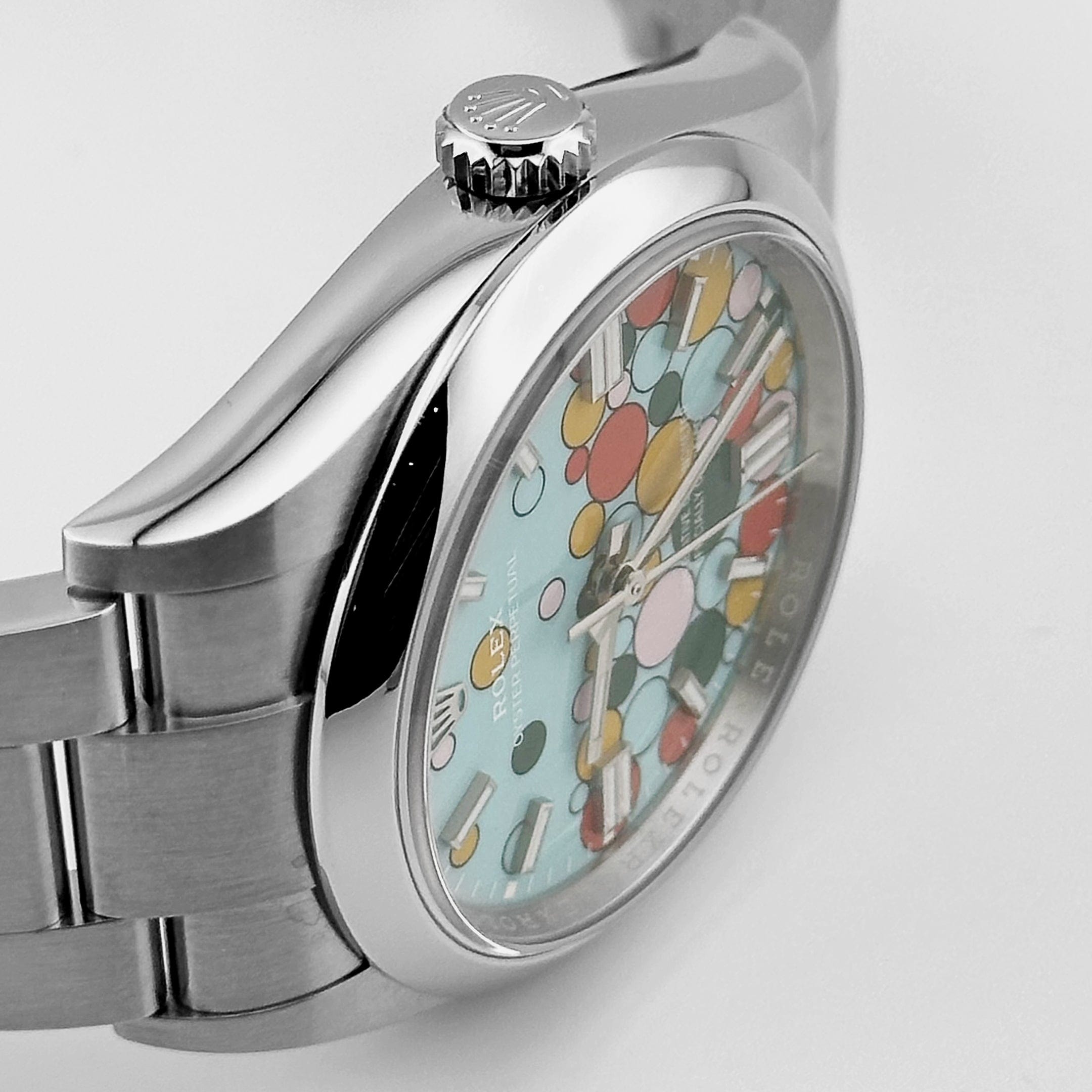 Rolex Oyster Perpetual 126000 Stainless Steel 'Celebration Motif' Dial (2024)