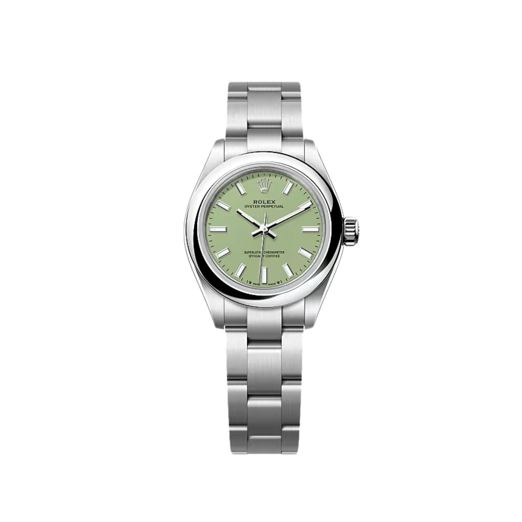 Rolex Oyster Perpetual 276200 'Ladies' Stainless Steel Pistachio Dial (2025)