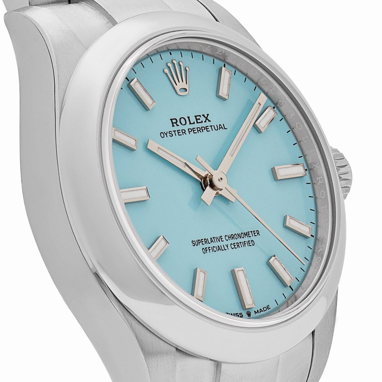 Rolex Oyster Perpetual 277200 Stainless Steel Tiffany Blue Turquoise Dial (2024)