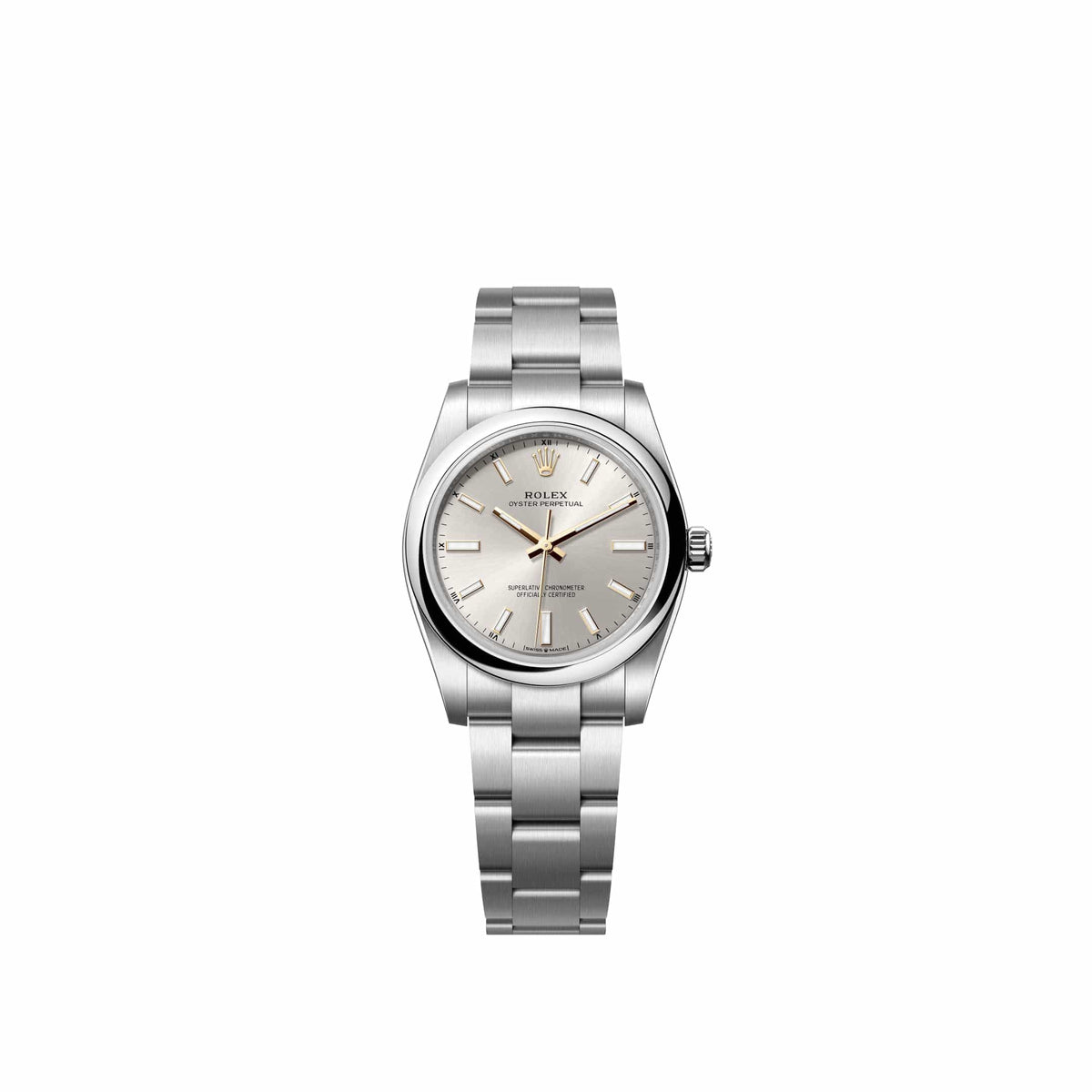 Rolex Oyster Perpetual 34 124200 Stainless Steel Silver Dial Oyster (2026)