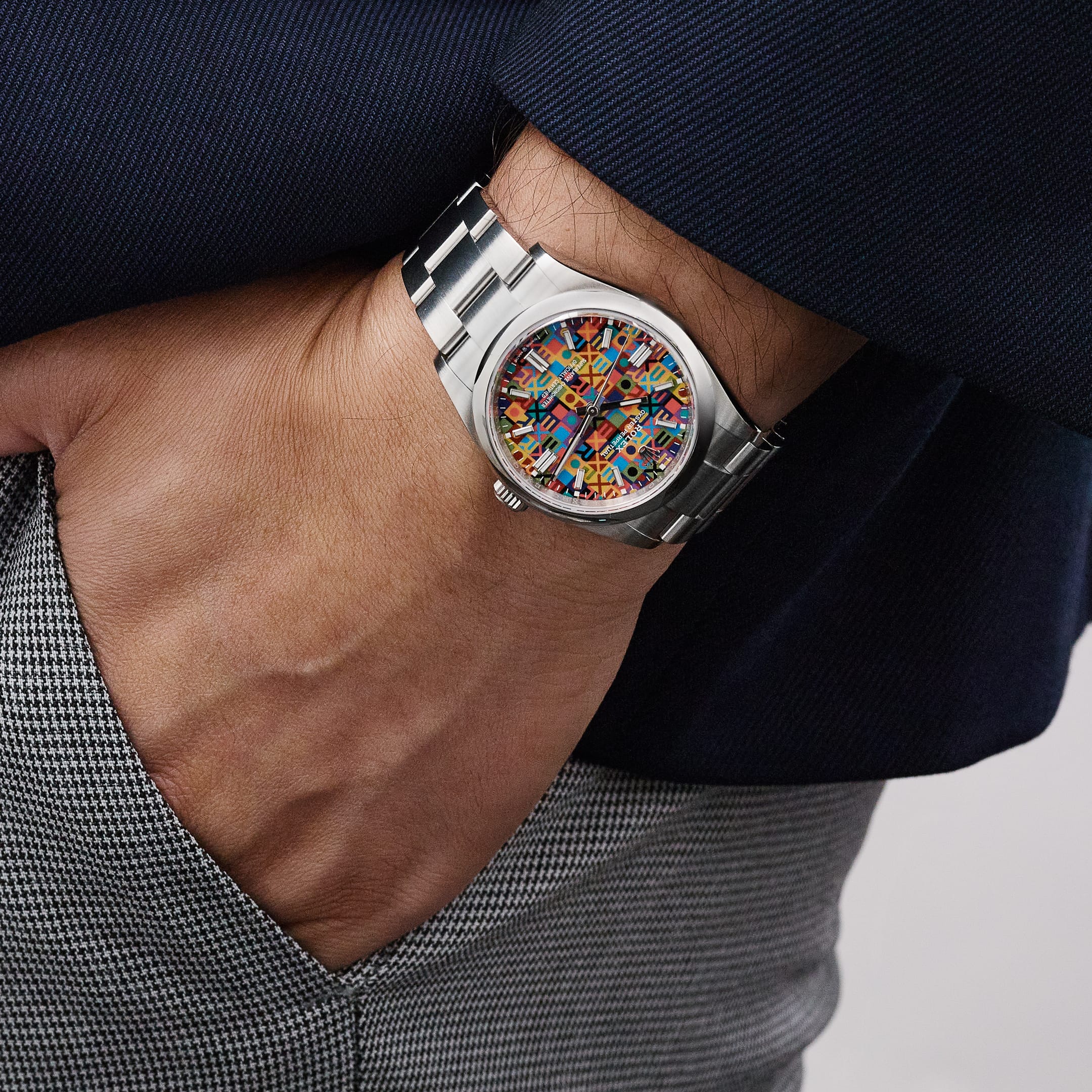 Rolex Oyster Perpetual 36 126000 Stainless Steel Multicoloured