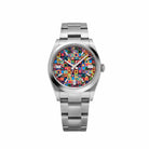 Rolex Oyster Perpetual 36 126000 Stainless Steel Multicoloured Jubilee Motif Dial (2026)