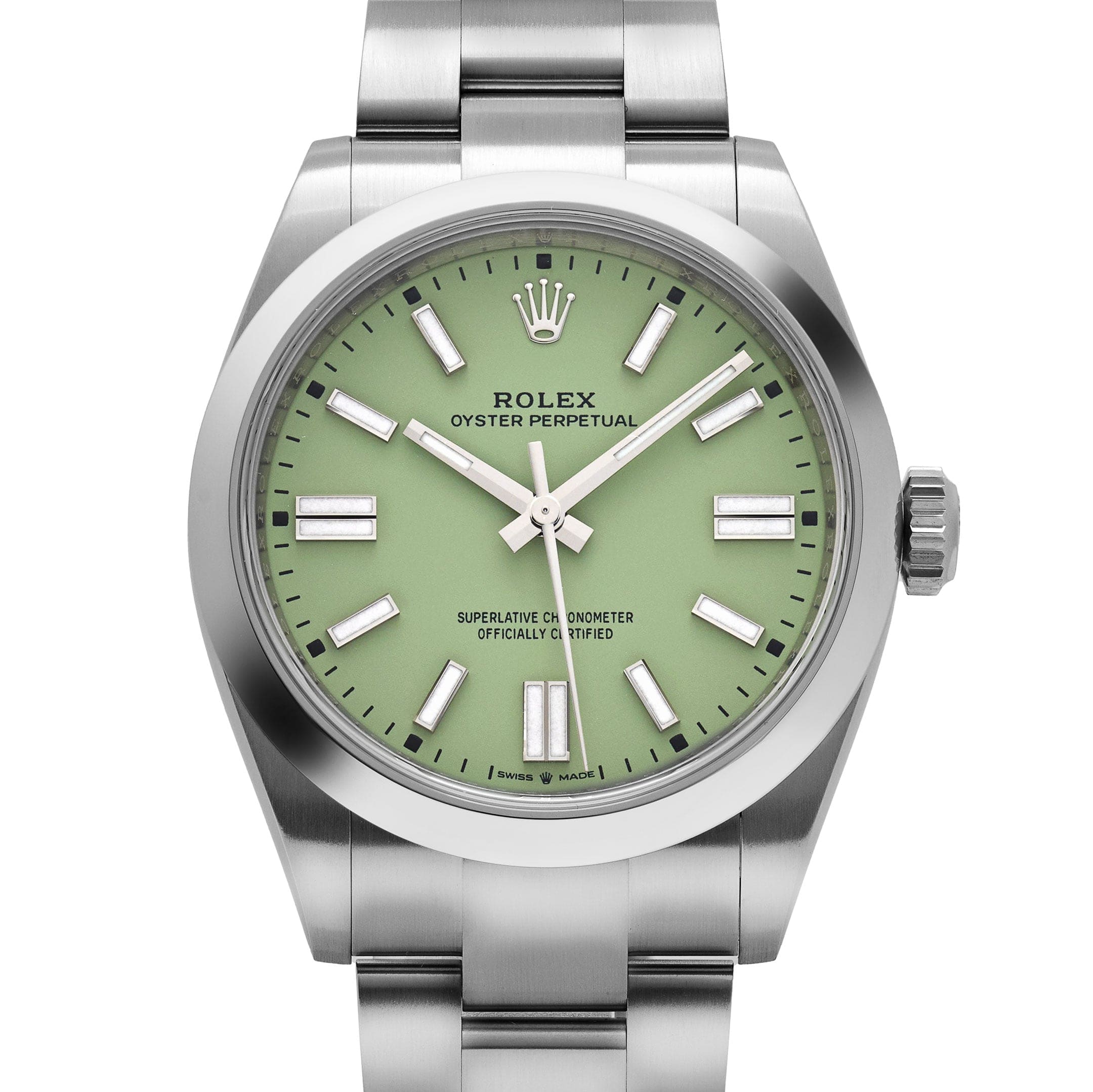 Rolex Oyster Perpetual 36 126000 Stainless Steel Pistachio Dial (2025)