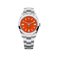 Thumbnail for Rolex Oyster Perpetual 36 Coral Red Dial 126000 Wrist Aficionado