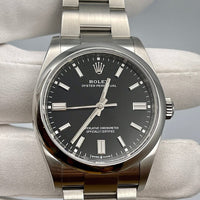 Thumbnail for Rolex Oyster Perpetual 36 Stainless Steel Black Dial 126000 Wrist Aficionado