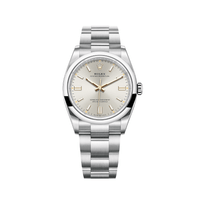 Thumbnail for Luxury Watch Rolex Oyster Perpetual 36 Stainless Steel Silver Dial 126000 Wrist Aficionado