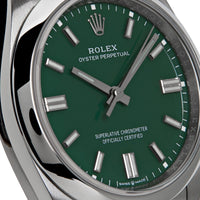 Thumbnail for Rolex Oyster Perpetual 36mm Green Dial 126000 Wrist Aficionado