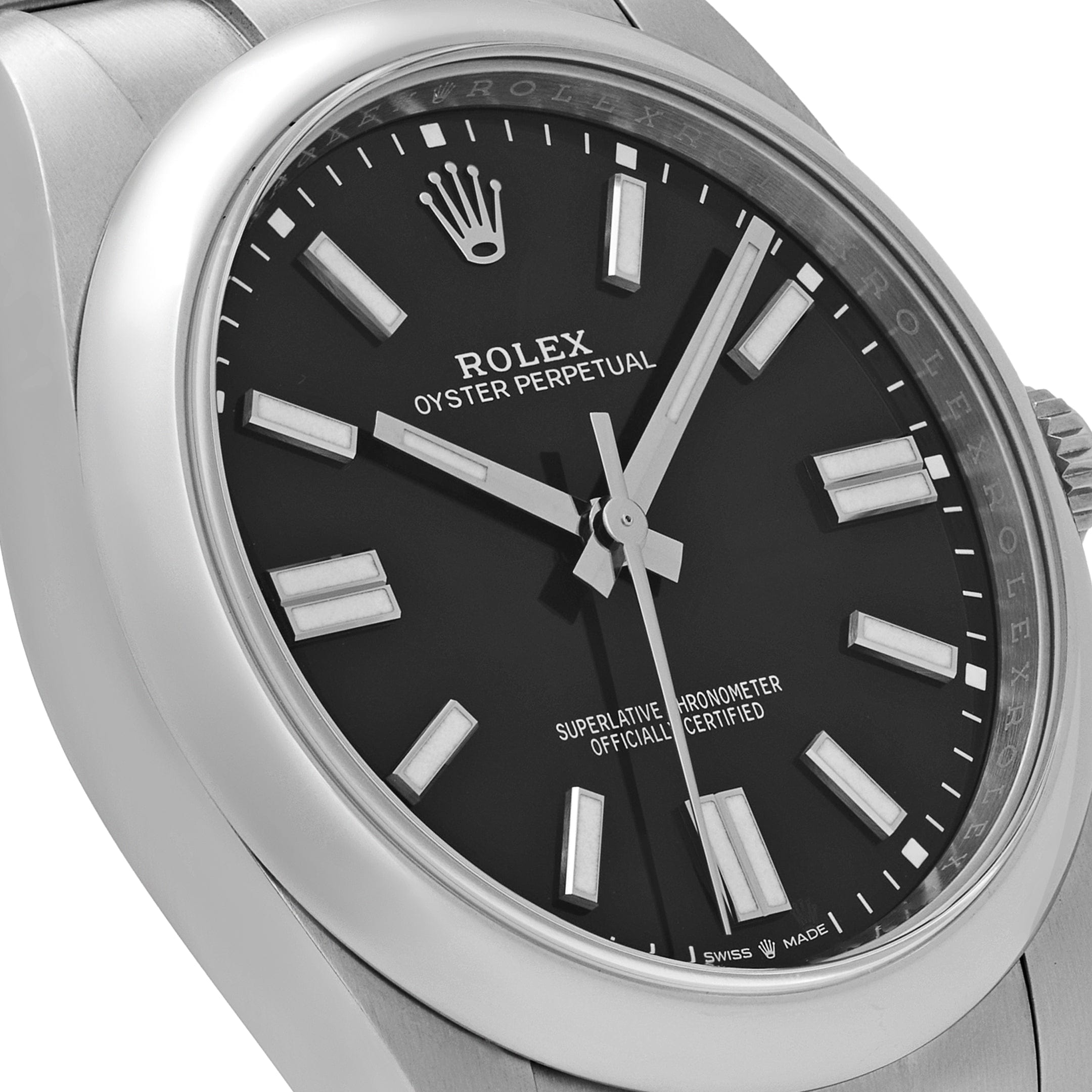 Rolex Oyster Perpetual 41 124300 Stainless Steel Black Dial