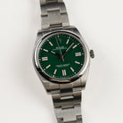 Rolex Oyster Perpetual 41 124300 Stainless Steel Green Dial (2020)