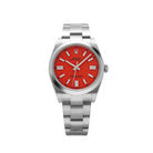 Rolex Oyster Perpetual 41 124300 Stainless Steel Red Dial