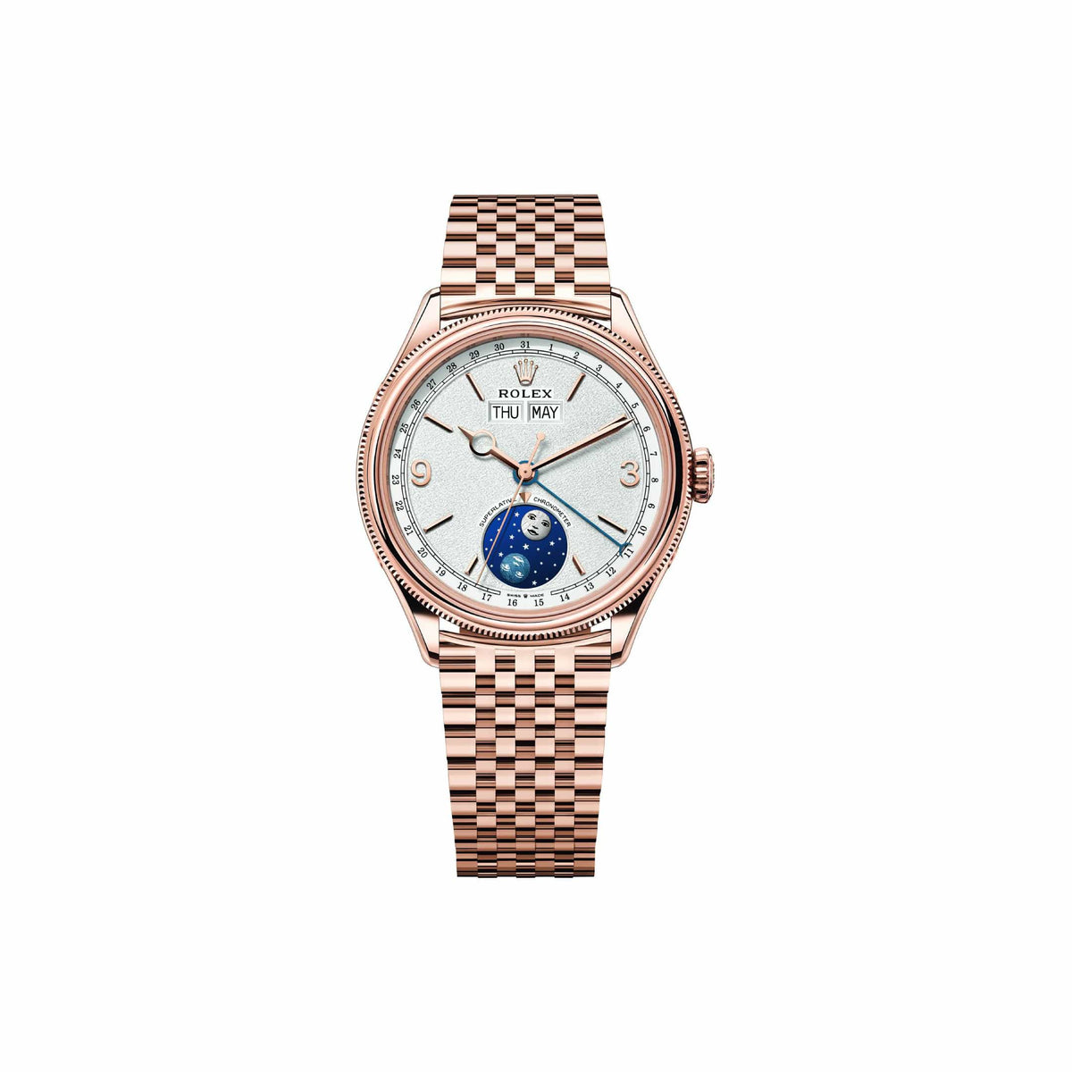 Rolex Perpetual Padellone 53505 Rose Gold White Dial Divided Bezel (2026)