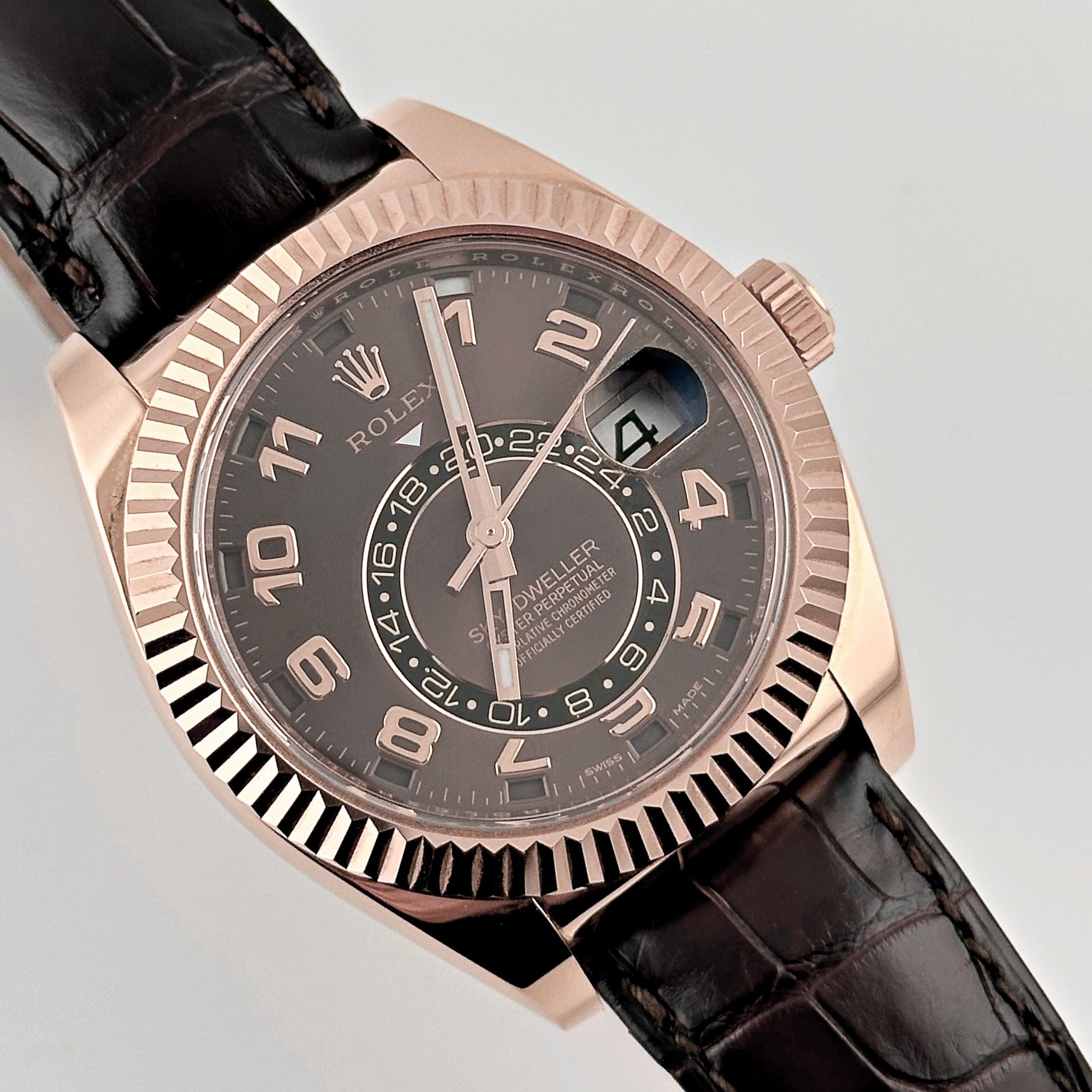 Rolex Sky-Dweller 326135 Rose Gold Chocolate Dial (2018)