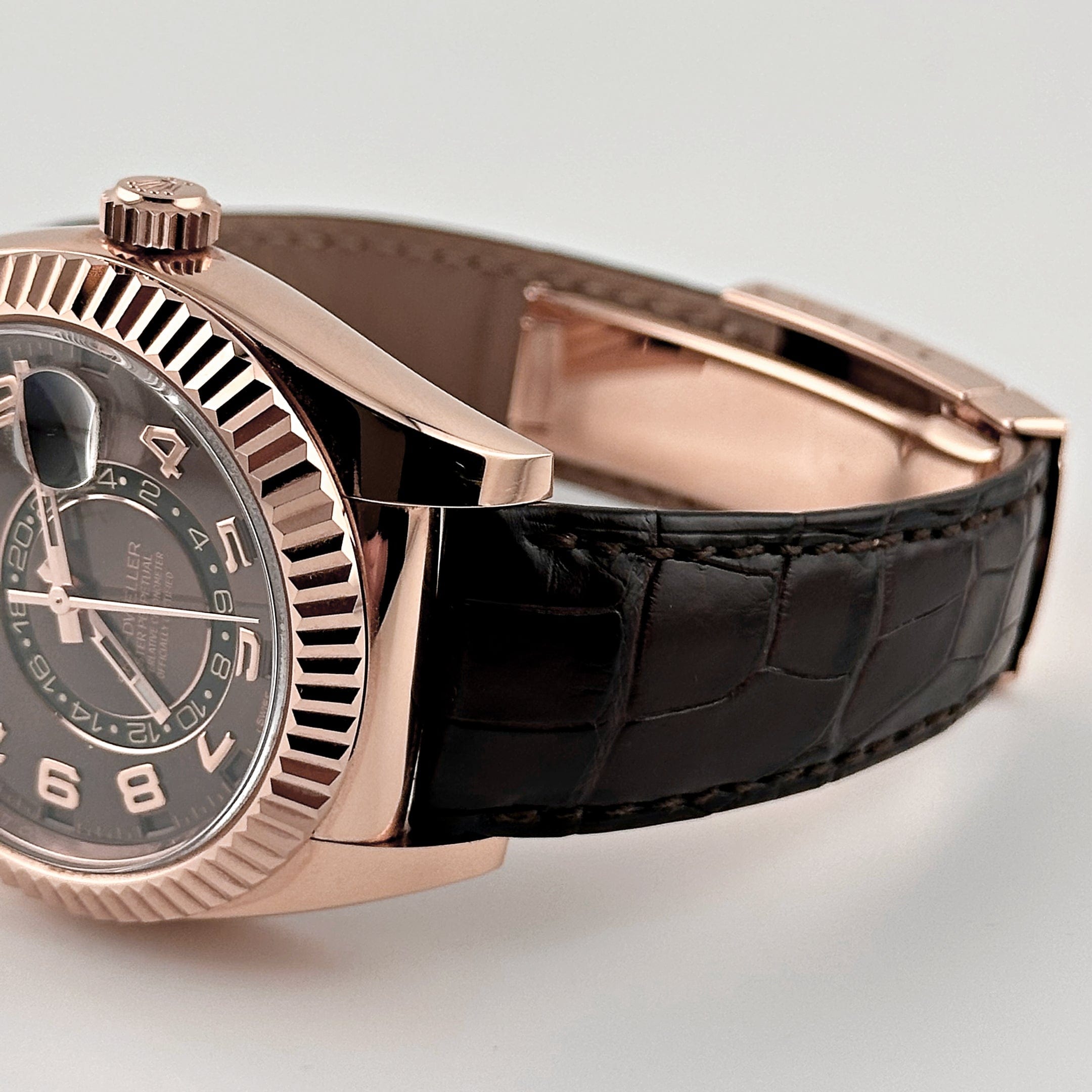 Rolex Sky-Dweller 326135 Rose Gold Chocolate Dial (2018)