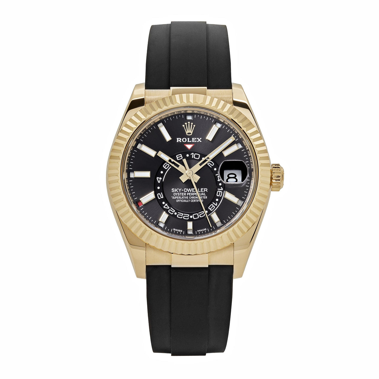 Rolex Sky-Dweller 326238 Yellow Gold  Bright Black Dial (2021)