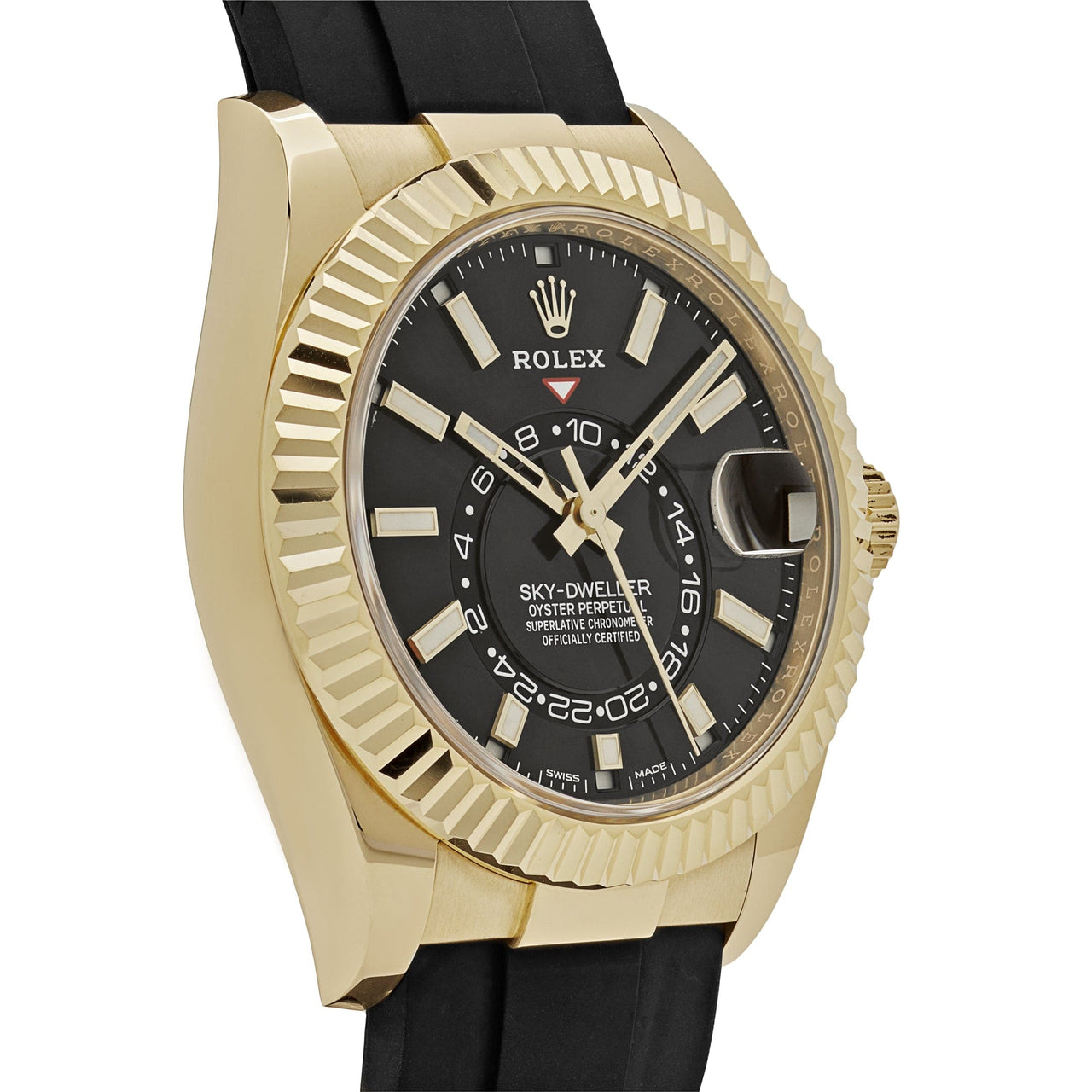 Rolex Sky-Dweller 326238 Yellow Gold  Bright Black Dial (2021)