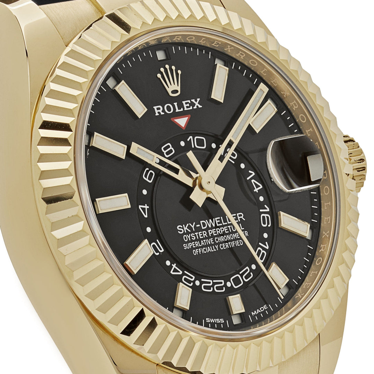 Rolex Sky-Dweller 326238 Yellow Gold  Bright Black Dial (2021)