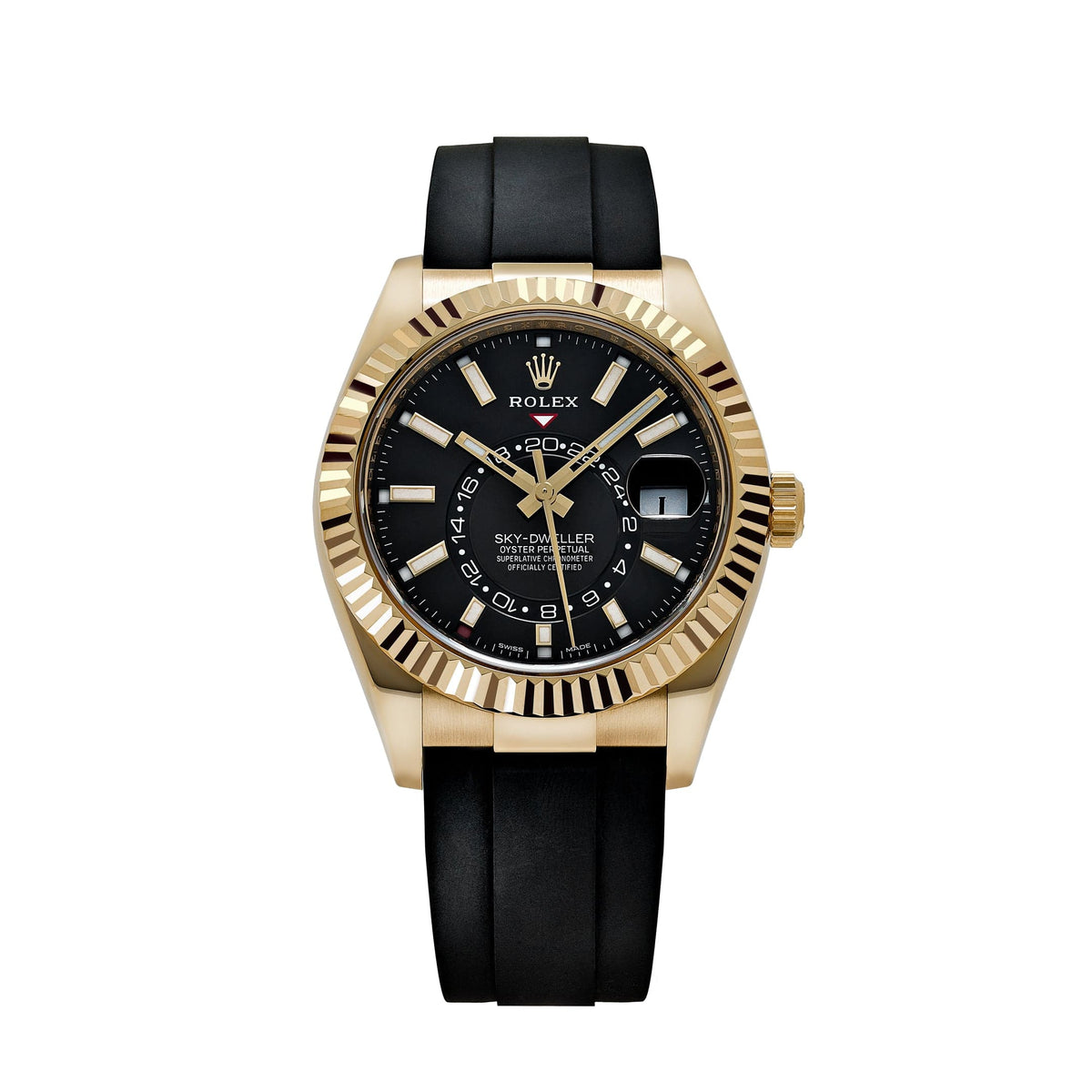 Rolex Sky-Dweller 326238 Yellow Gold Bright Black Dial (2023)