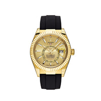 Thumbnail for Rolex Sky-Dweller Yellow Gold Champagne Dial 326238 (2021) Wrist Aficionado
