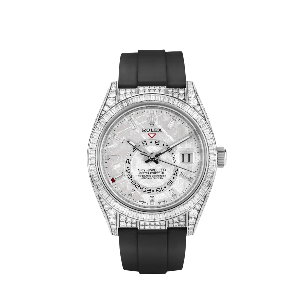 Rolex Sky-Dweller 326259TBR White Gold Meteorite Dial Diamond Bezel and Case
