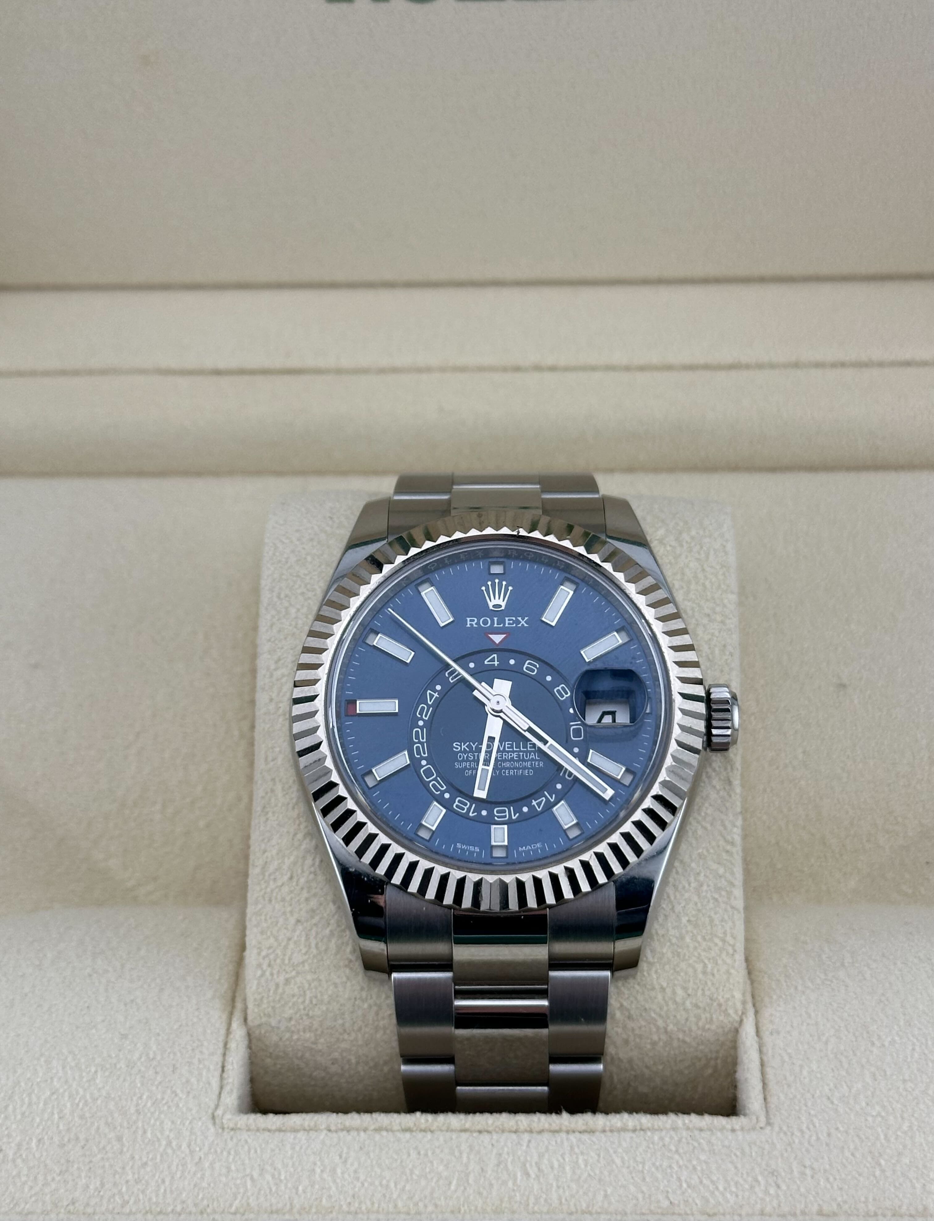 Rolex Sky-Dweller 326934 Stainless Steel Blue Dial Oyster (2022)