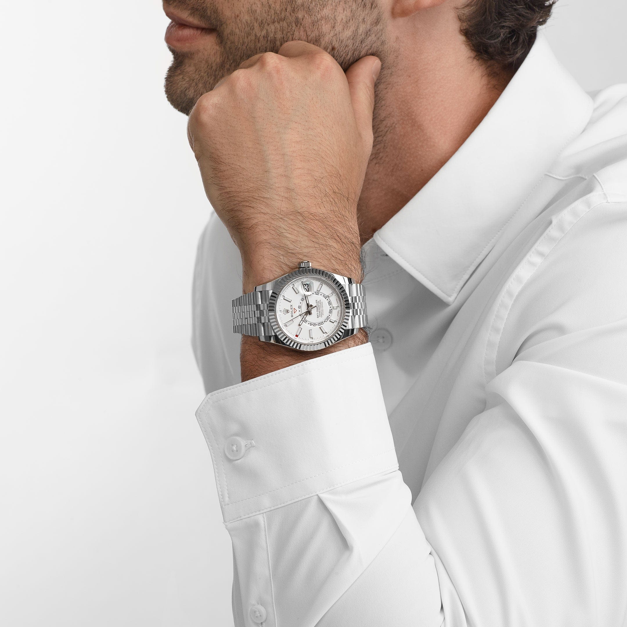 Rolex Sky-Dweller 326934 Stainless Steel White Dial Jubilee (2023