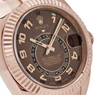 Rolex Sky-Dweller 326935 Rose Gold Chocolate Arabic Numeral Dial (2019)