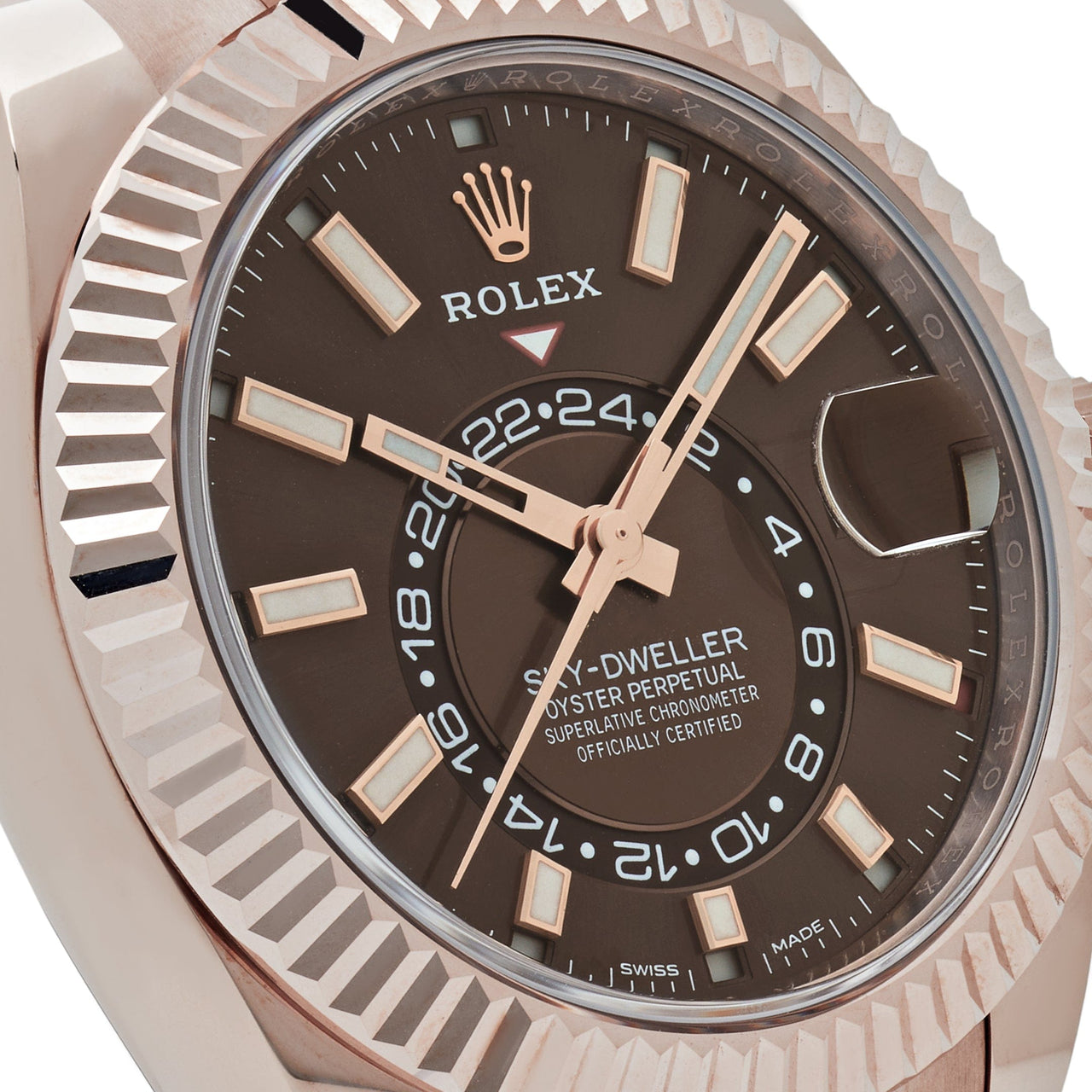 Rolex Sky-Dweller 326935 Rose Gold Chocolate Dial Oyster