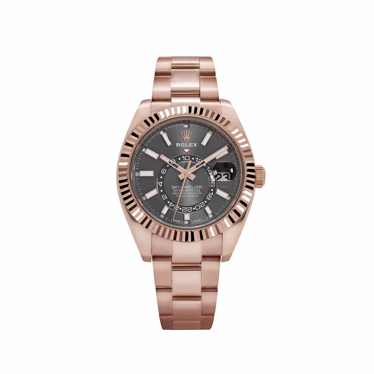 Rolex Sky-Dweller 326935 Rose Gold Rhodium Slate Grey Dial (2022)