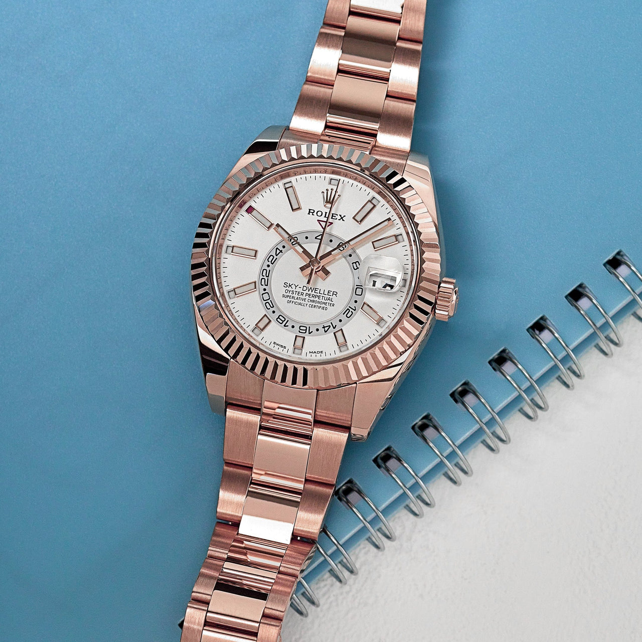 Rolex Sky-Dweller 326935 Rose Gold White Dial (2021)