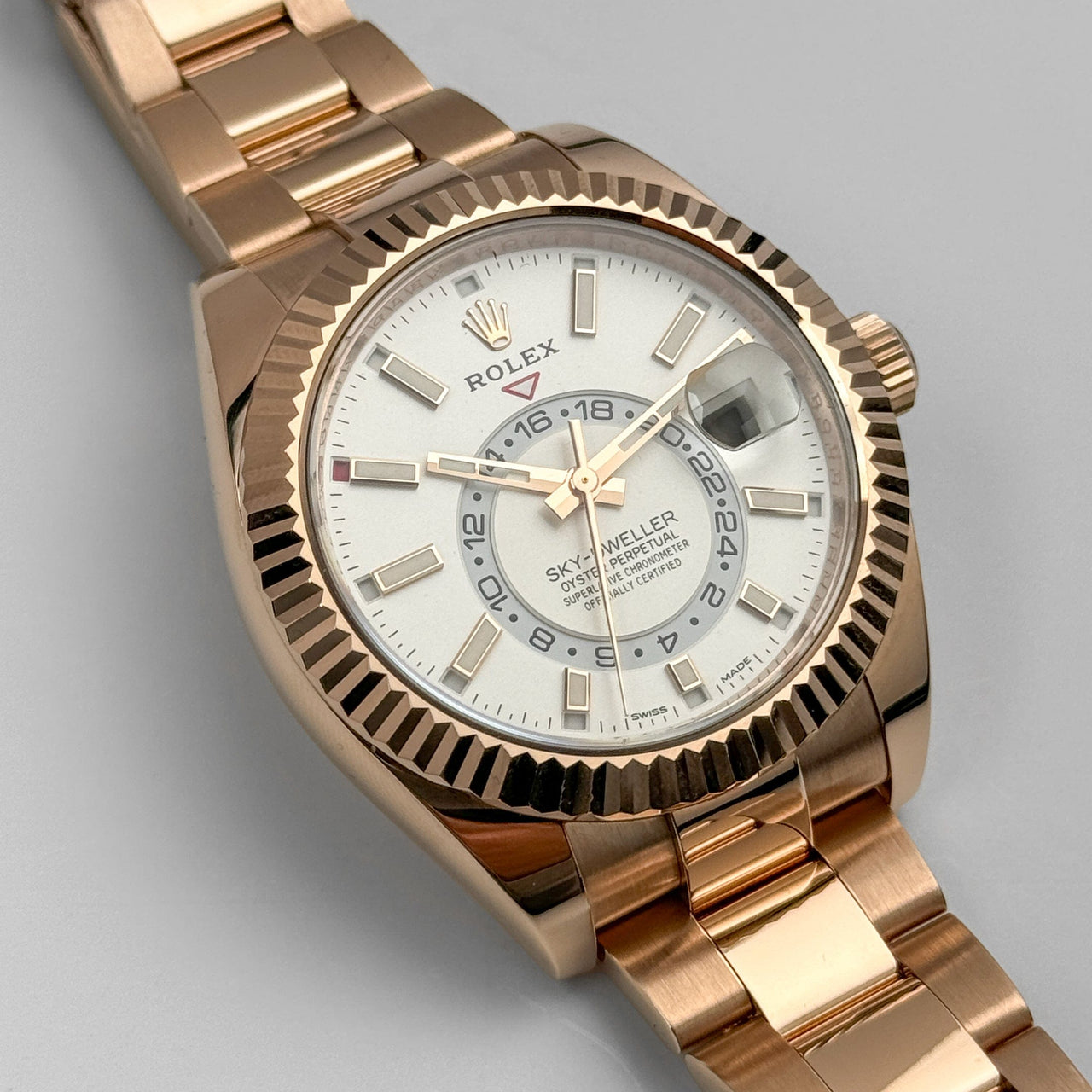 Rolex Sky-Dweller 326935 Rose Gold White Dial (2021)