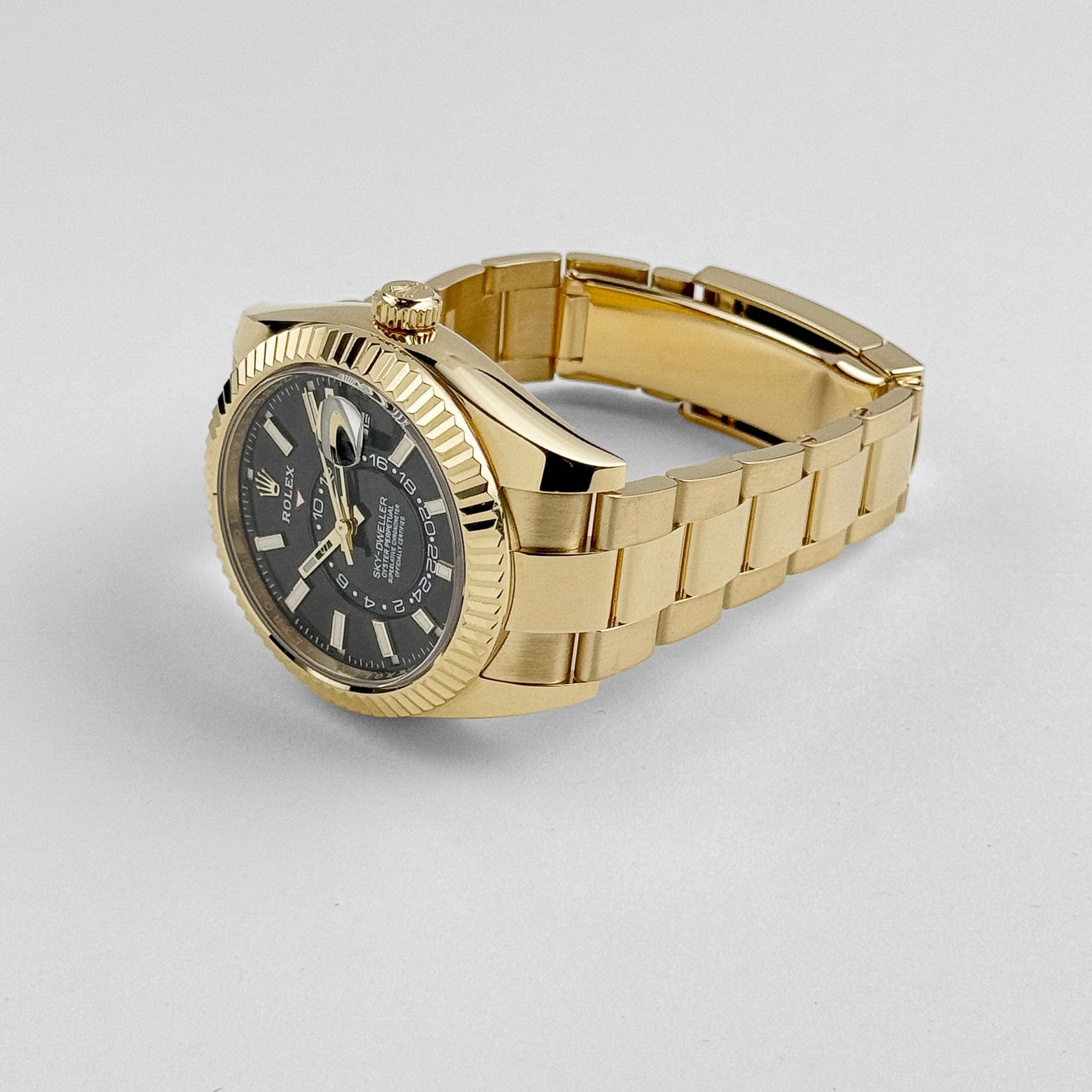 Rolex Sky-Dweller 326938 Yellow Gold Black Dial (2021) – Wrist