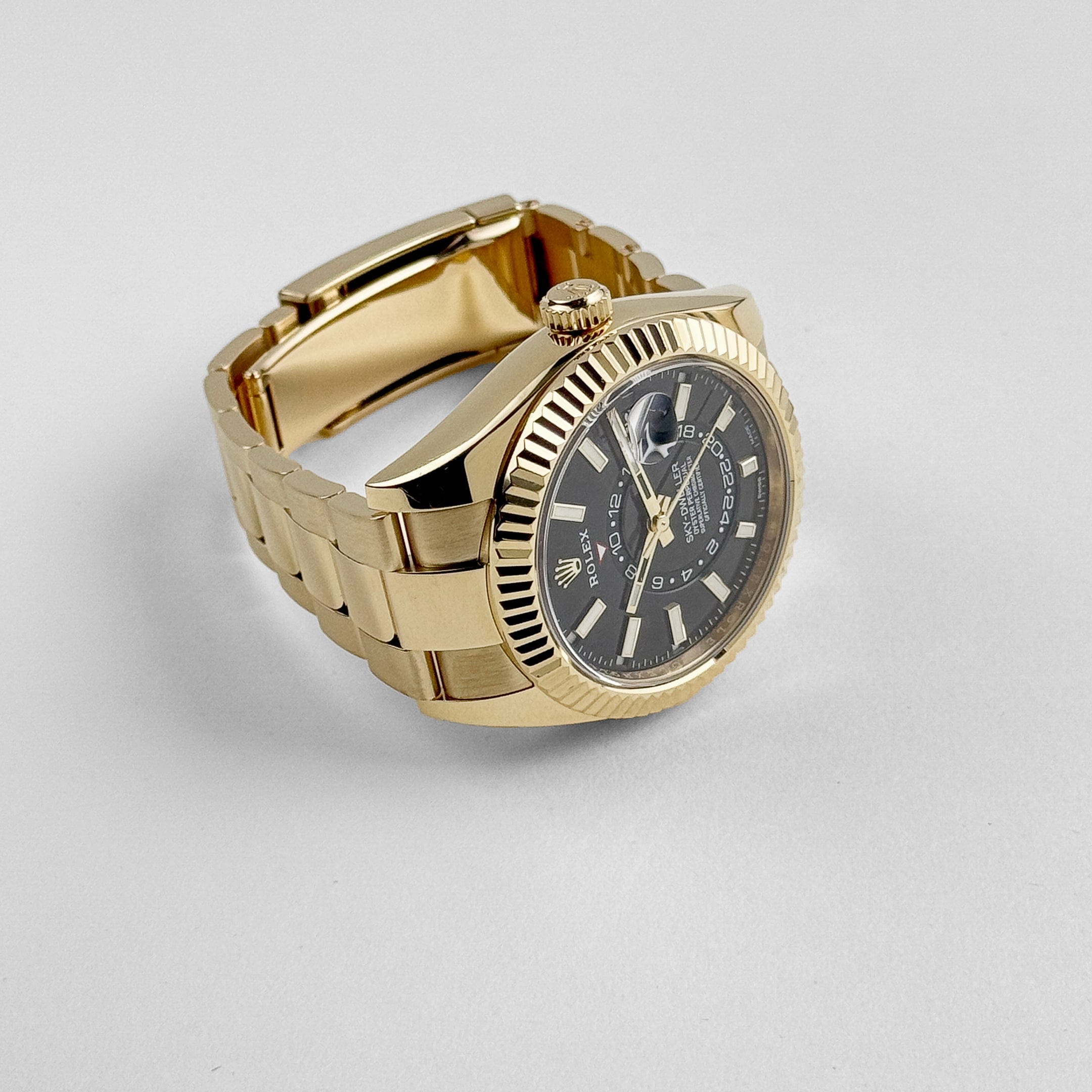 Rolex Sky-Dweller 326938 Yellow Gold Black Dial (2021) – Wrist