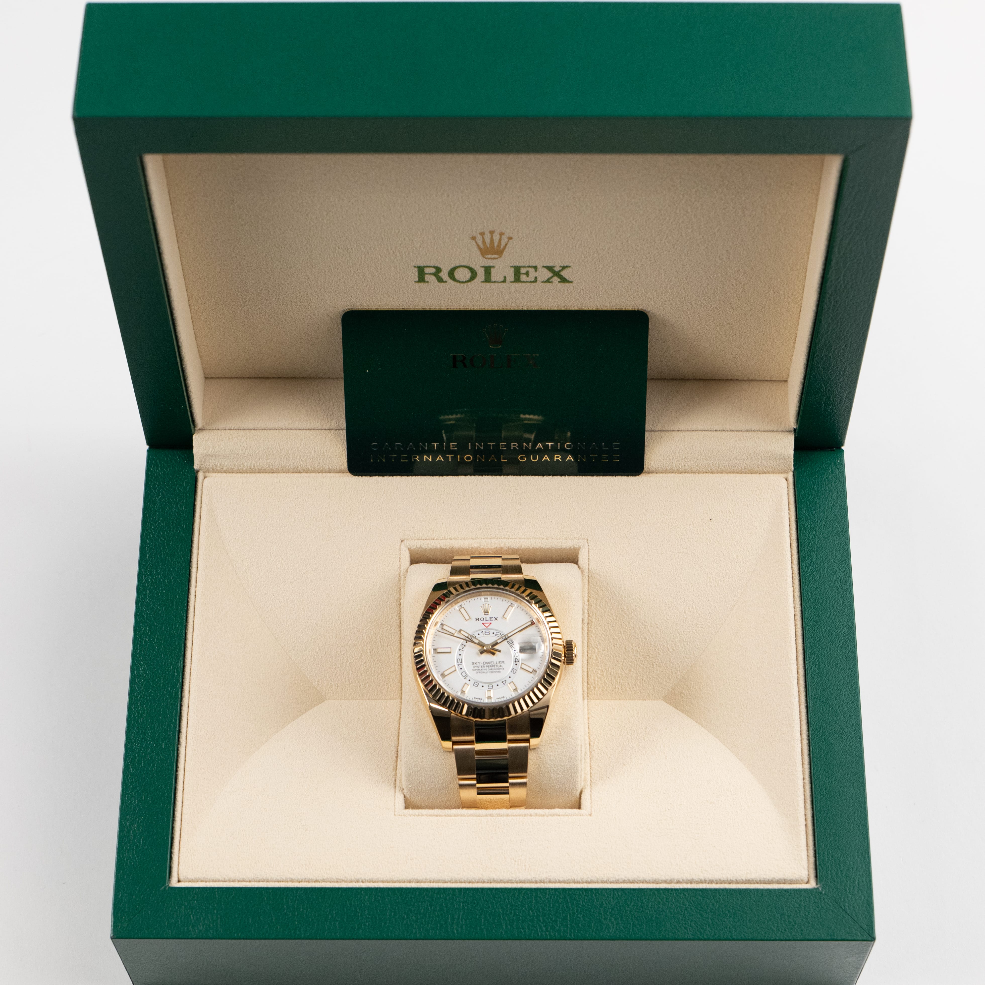 Rolex Sky-Dweller 326938 Yellow Gold White Dial (2022) – Wrist