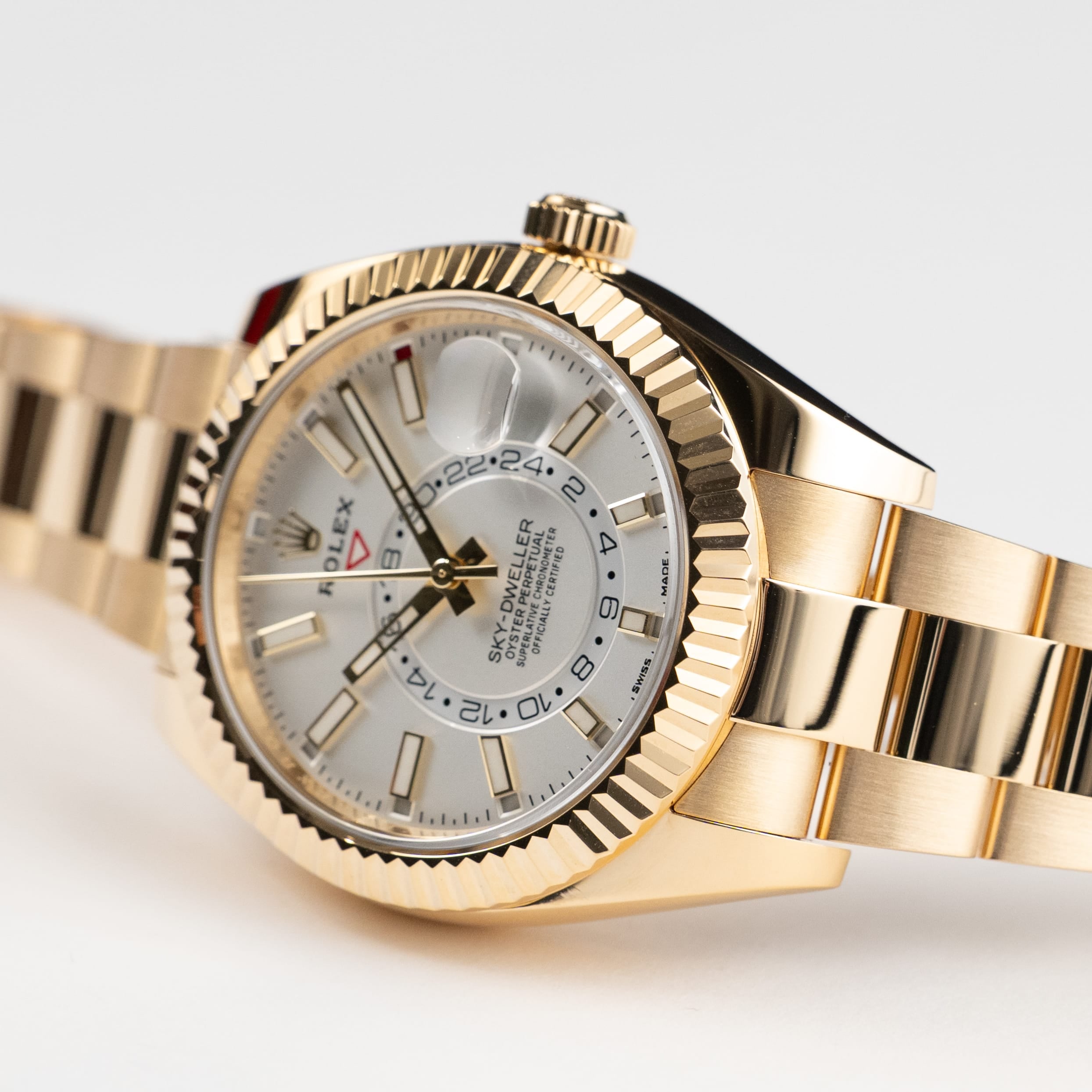 Rolex Sky-Dweller 326938 Yellow Gold White Dial (2022)