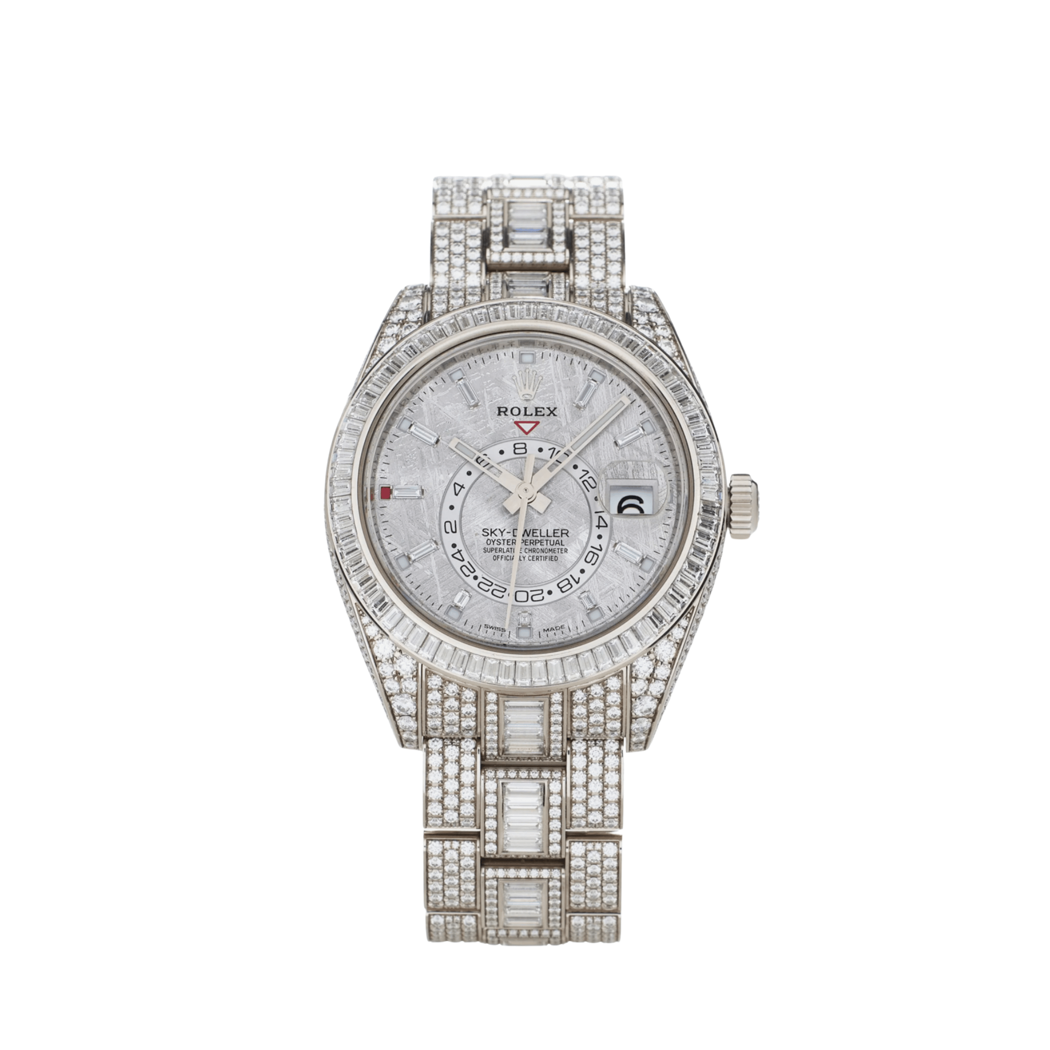 Rolex Sky-Dweller 326959TBR White Gold Meteorite Dial Diamond-Set