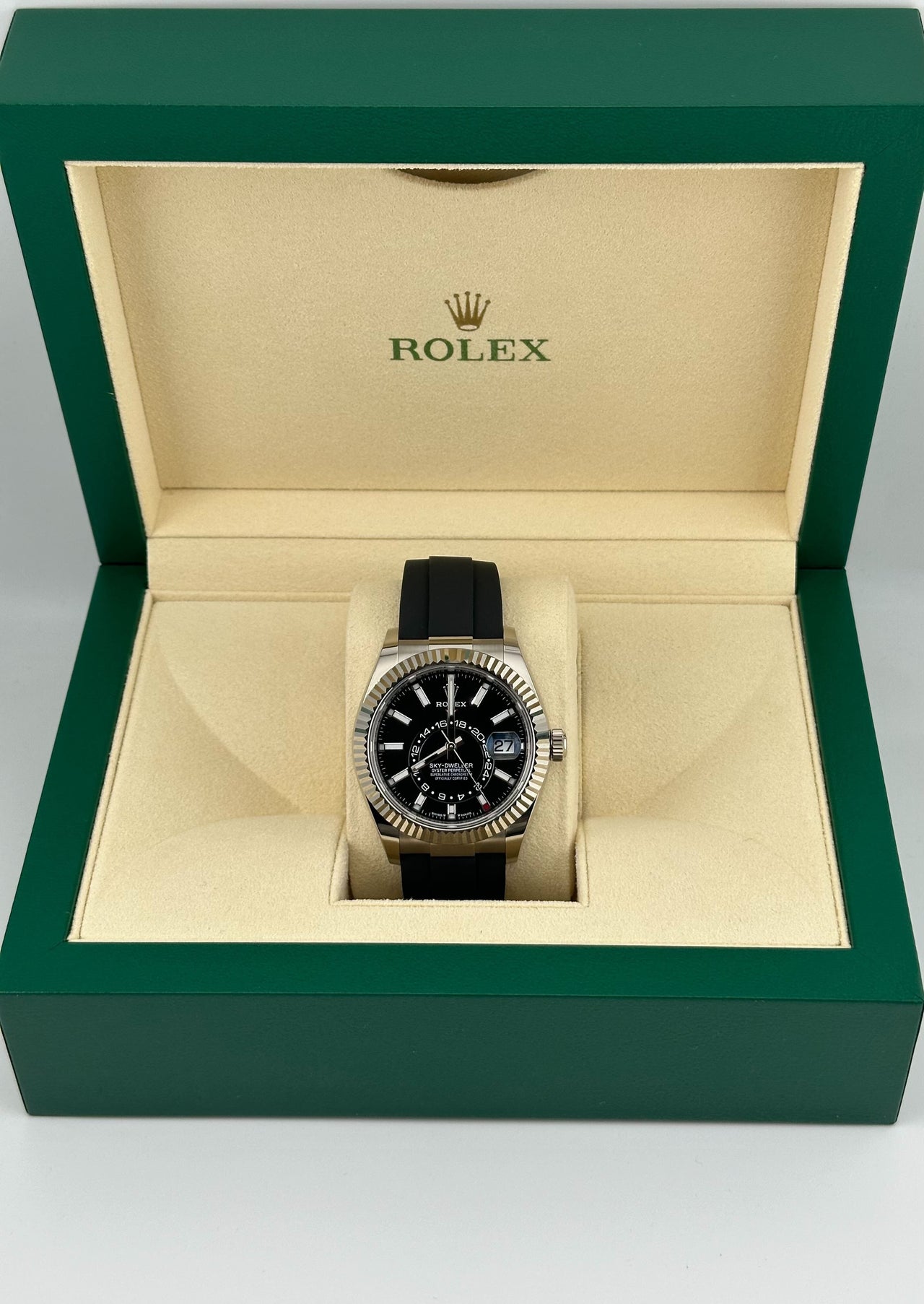 Rolex Sky-Dweller 336239 White Gold Black Dial Oysterflex (2024)