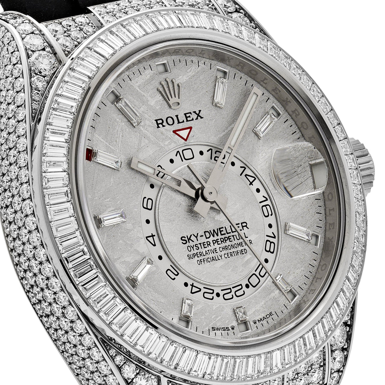 Rolex Sky-Dweller 336259TBR White Gold Meteorite Dial Diamond Bezel and Case