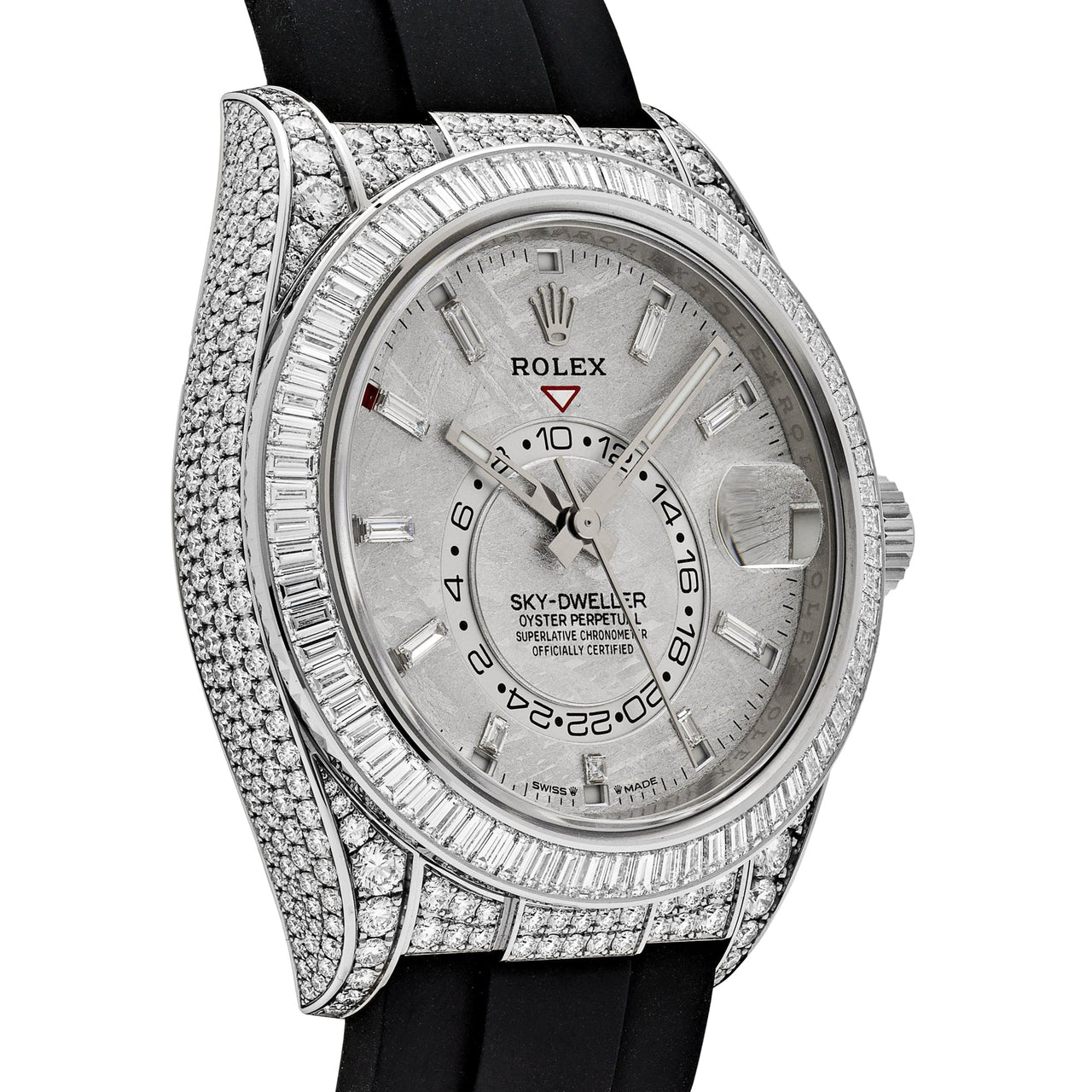 Rolex Sky-Dweller 336259TBR White Gold Meteorite Dial Diamond Bezel and Case