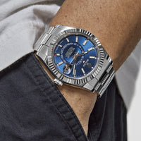 Thumbnail for Rolex Sky-Dweller 336934 Stainless Steel Blue Dial Oyster (2023)