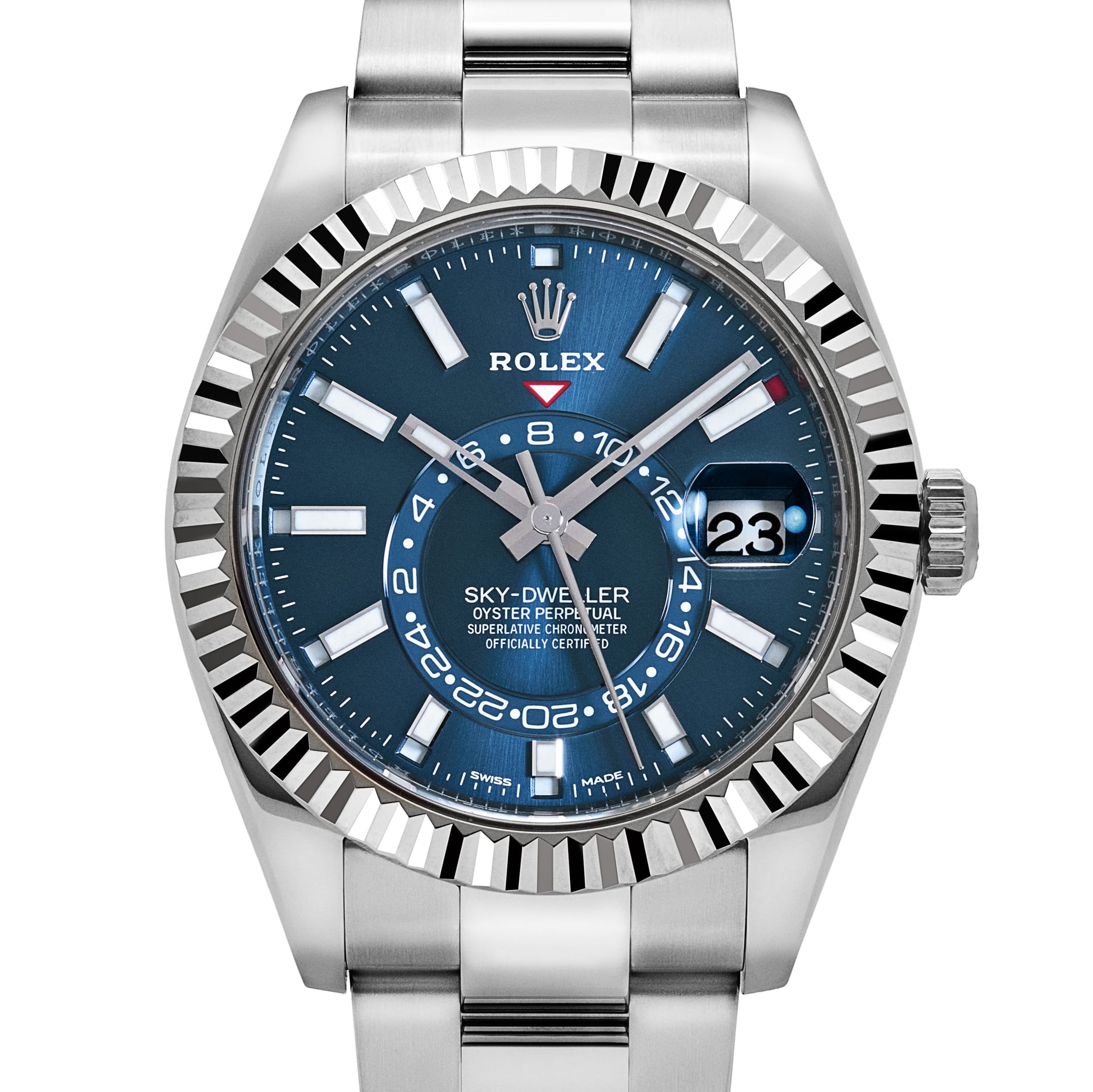 Rolex Sky-Dweller 336934 Stainless Steel Blue Dial Oyster – Wrist