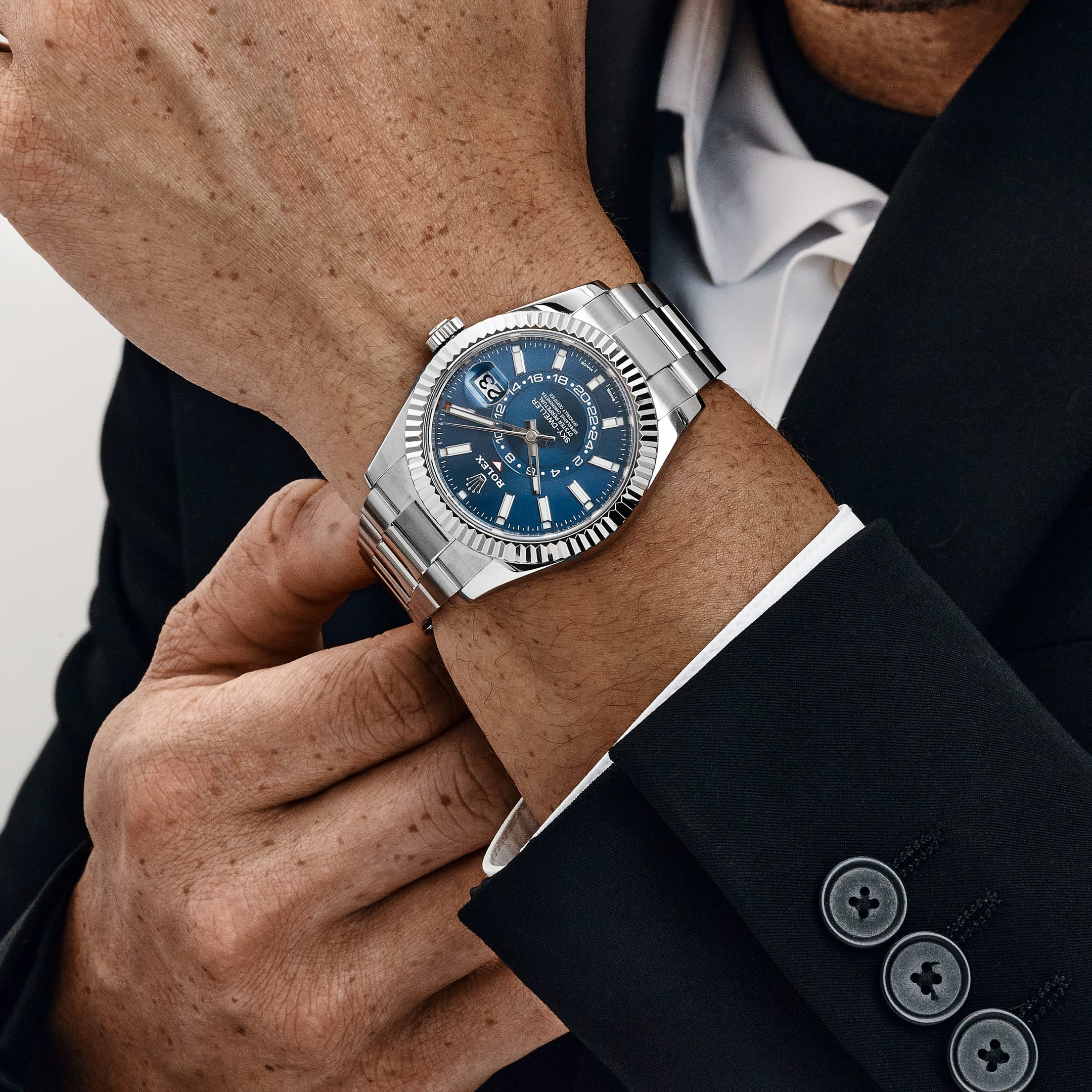 Rolex Sky-Dweller 336934 Stainless Steel Blue Dial Oyster – Wrist