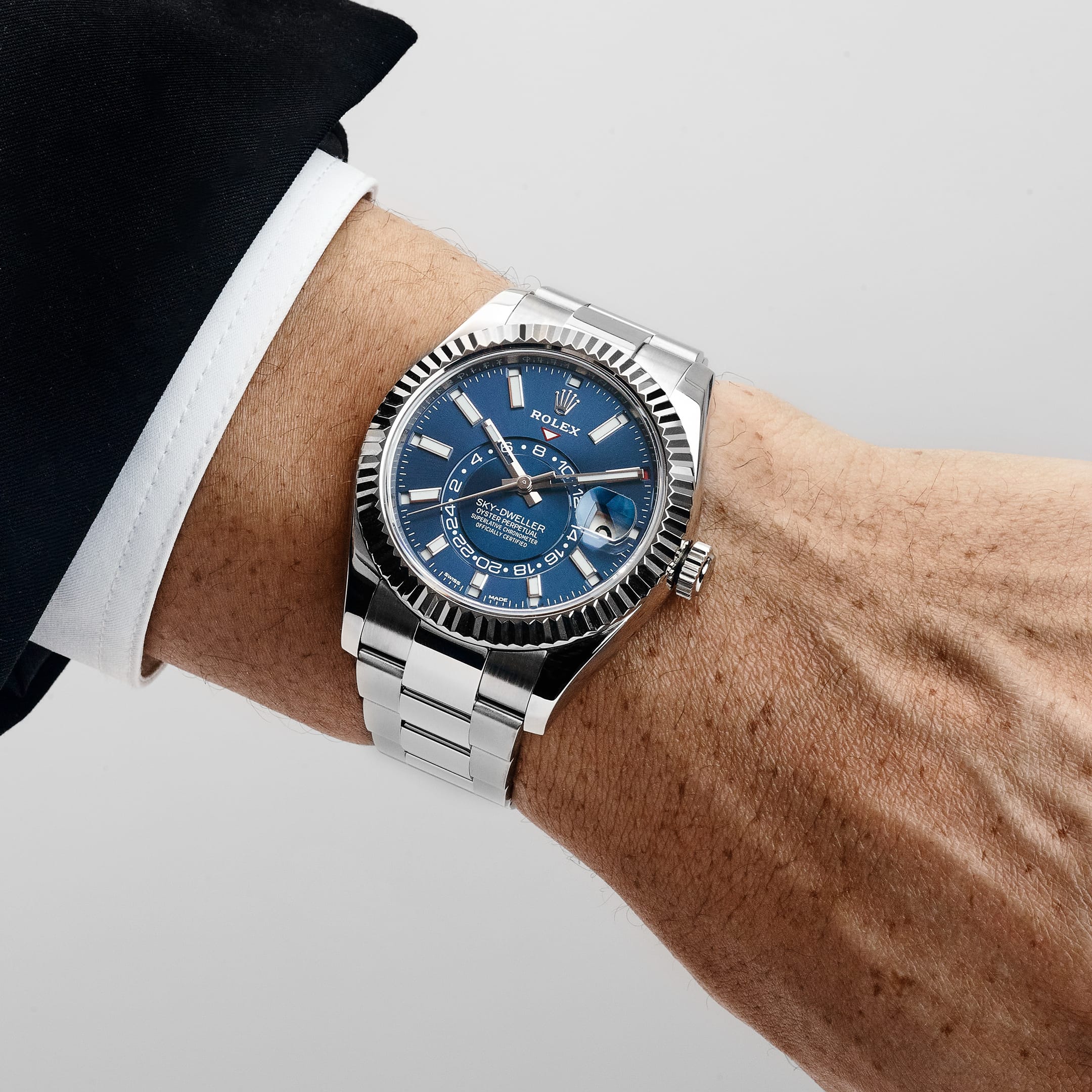 Rolex Sky-Dweller 336934 Stainless Steel Blue Dial Oyster – Wrist