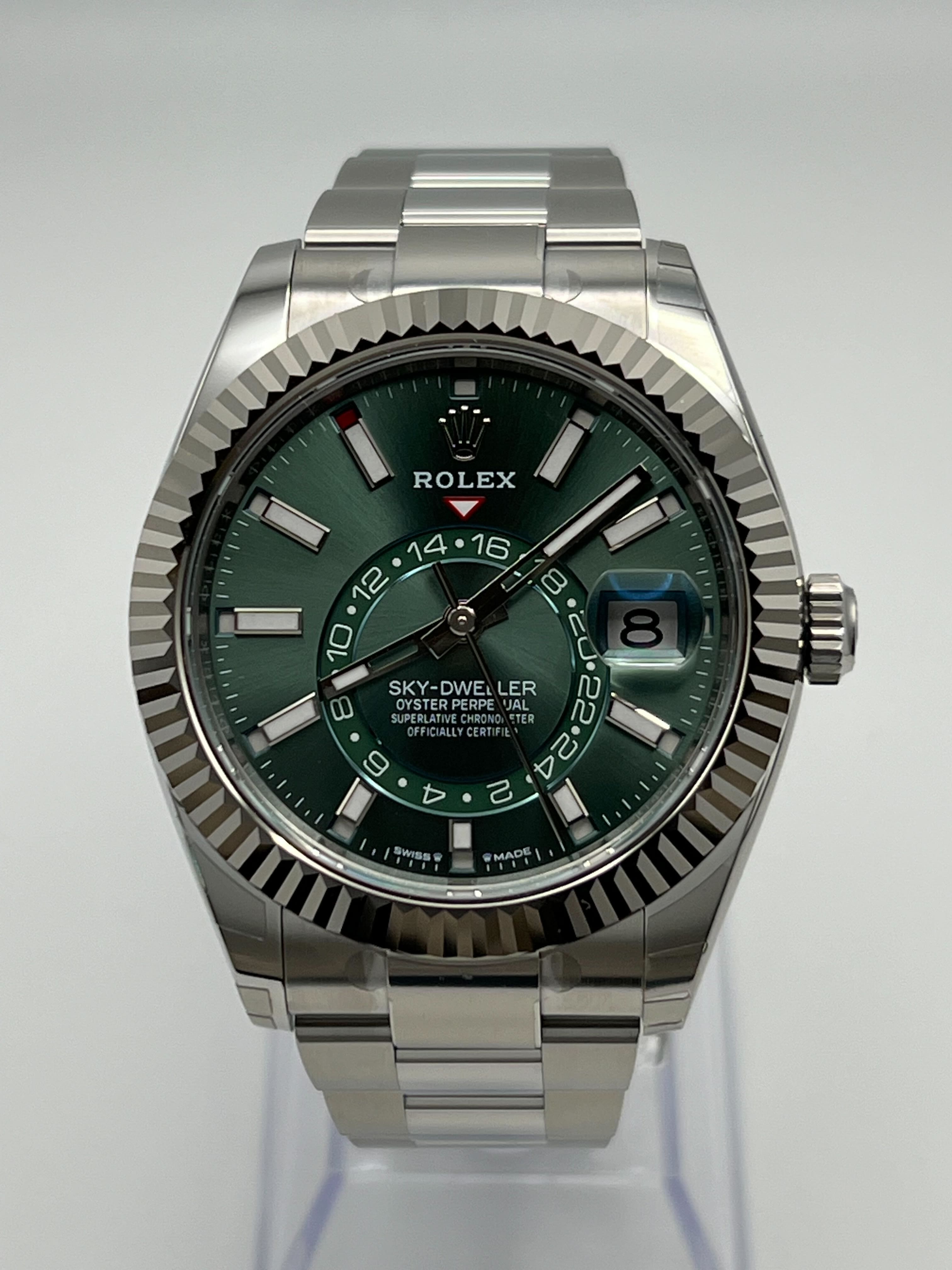 Rolex Sky-Dweller 336934 White Gold Green Dial