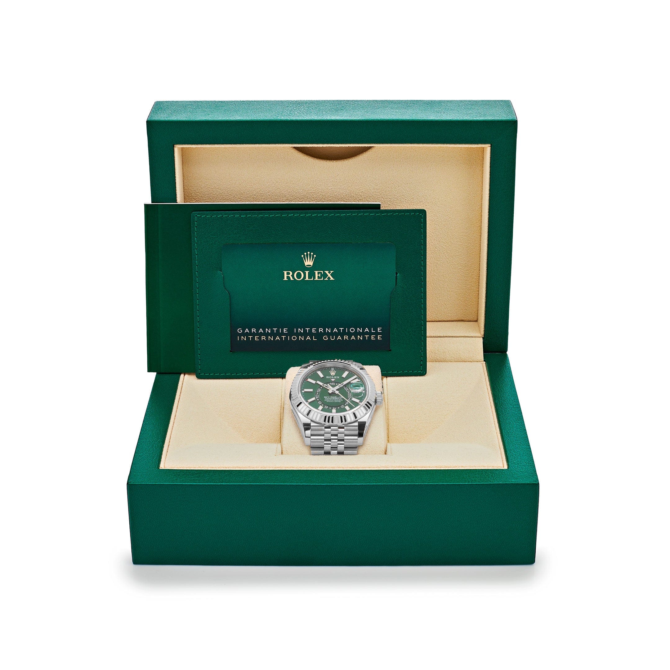 Rolex Sky-Dweller 336934 Stainless Steel Green Dial Jubilee (2024