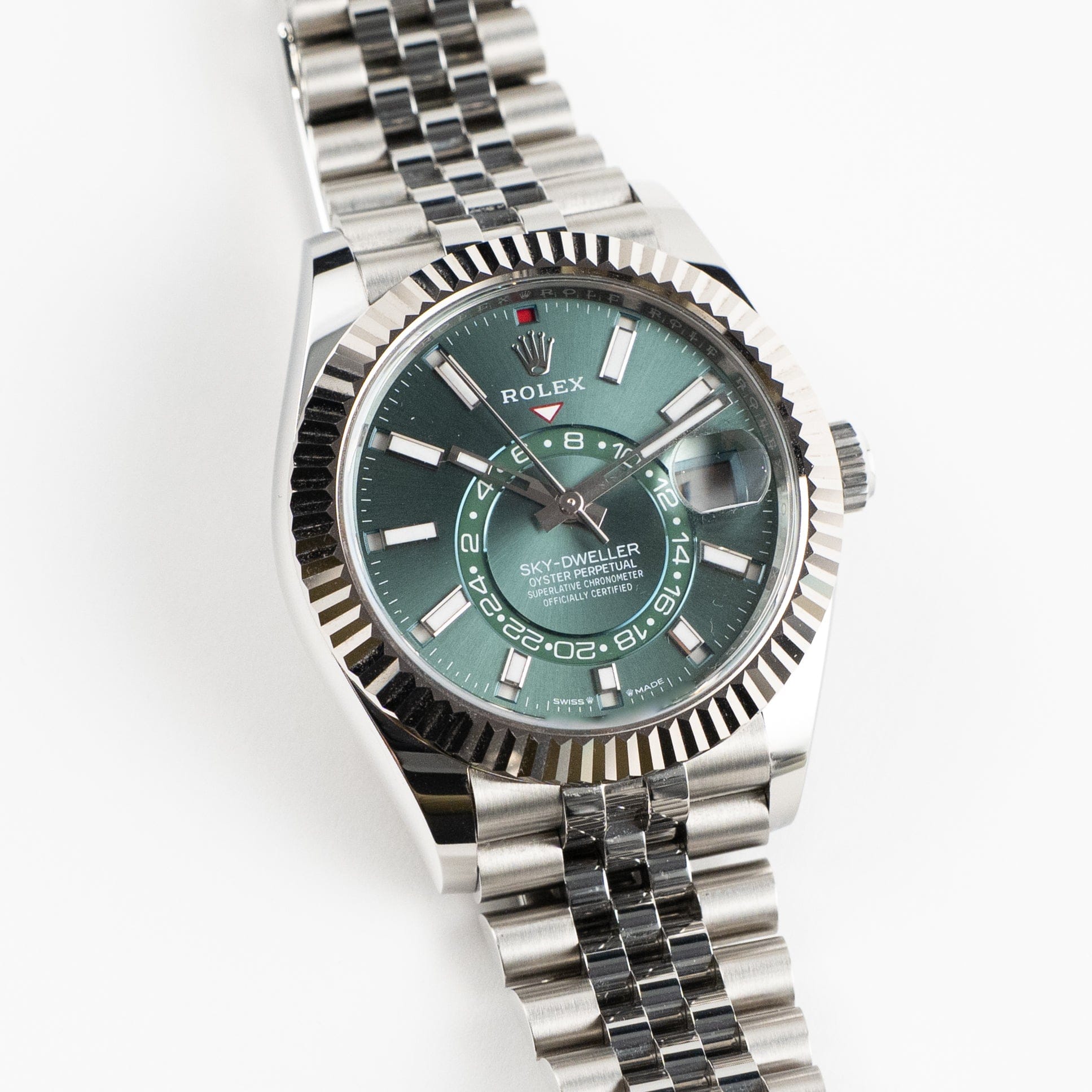 Rolex Sky-Dweller 336934 Stainless Steel Green Dial Jubilee (2024)